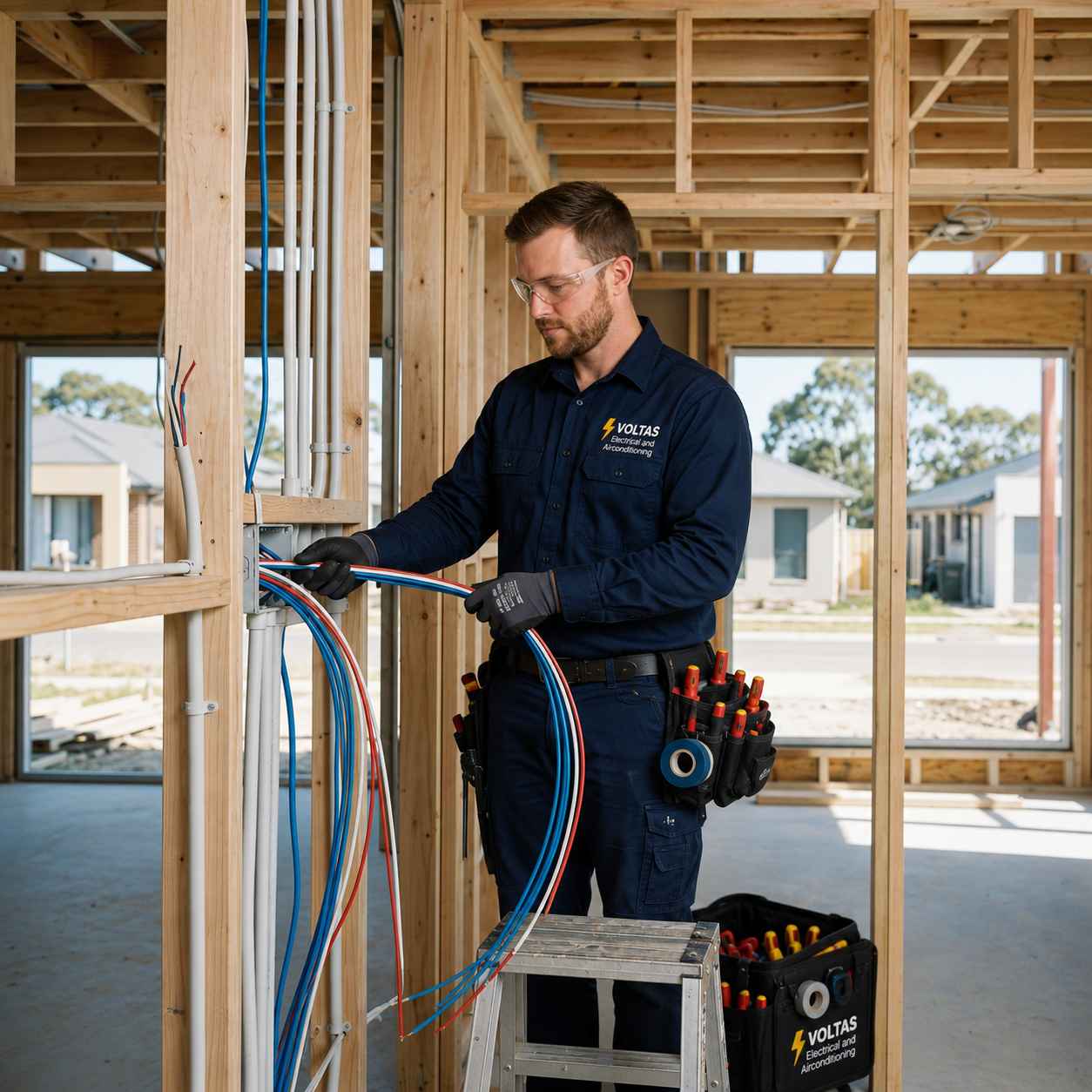 New house wiring, South Australia